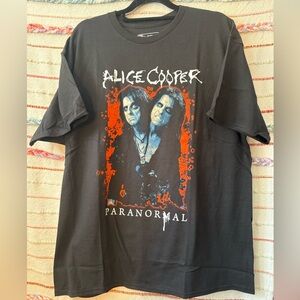 Alice Cooper Black Graphic T-Shirt NWOT